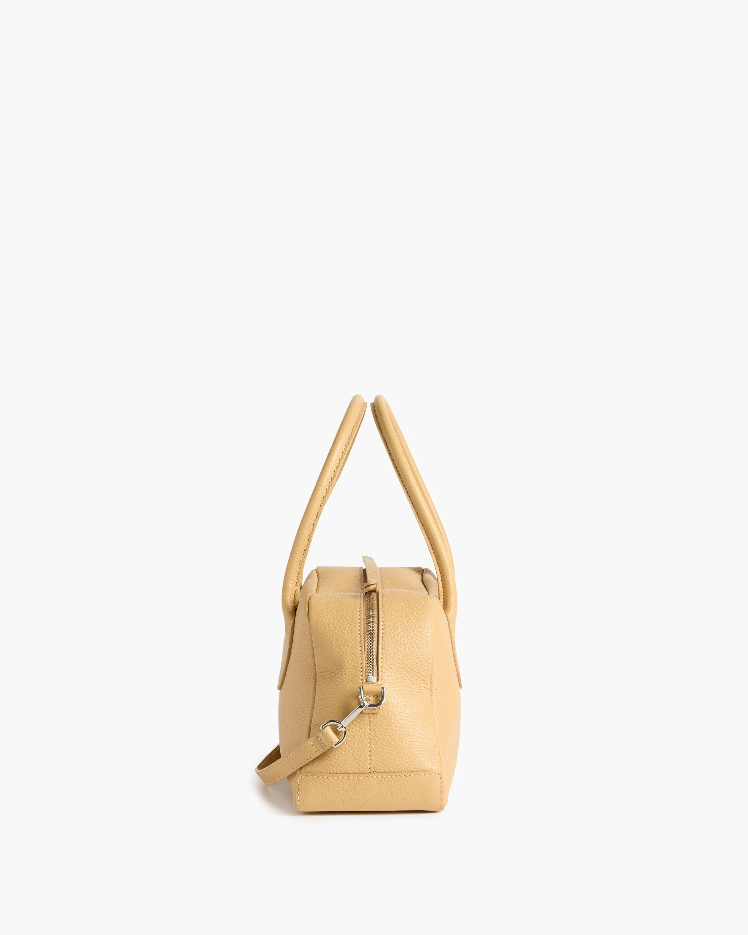 Leia Shoulder Bag Grained Leather Biscotti - Image 5