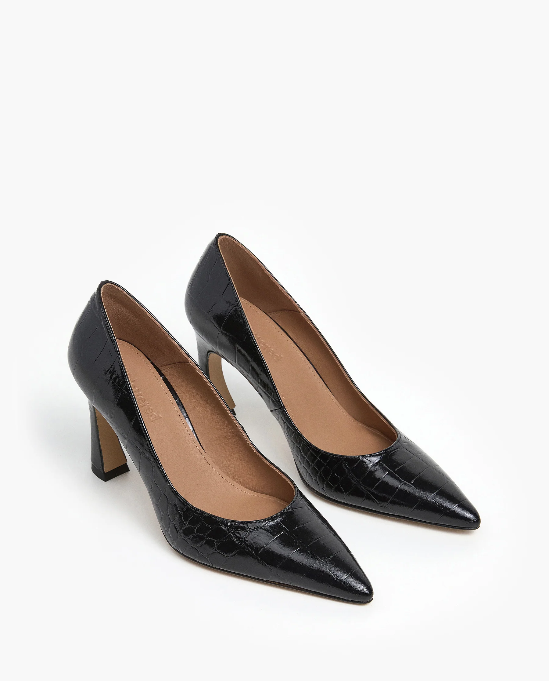 Leonie Leather Black Croco - Image 3