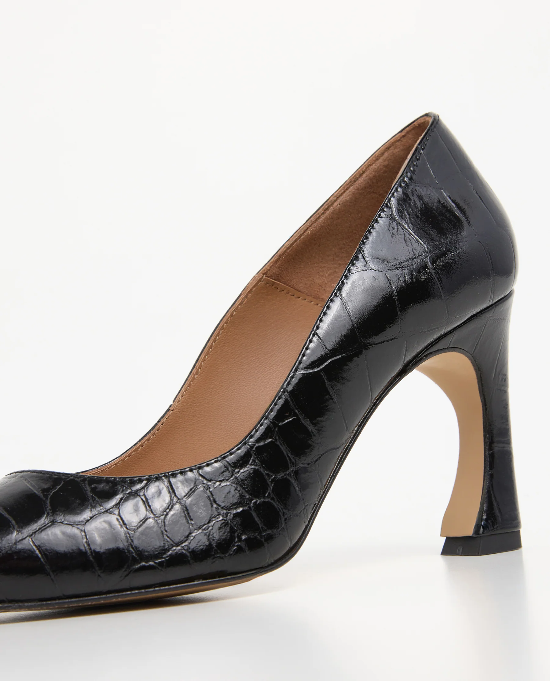 Leonie Leather Black Croco - Image 5