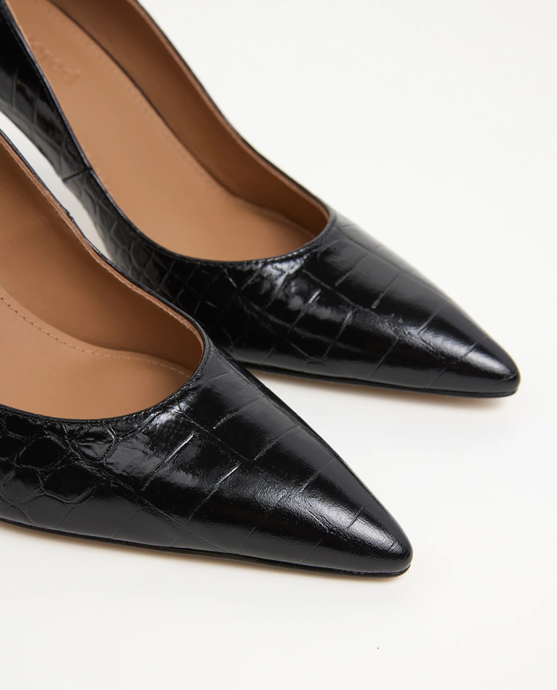 Leonie Leather Black Croco - Image 7