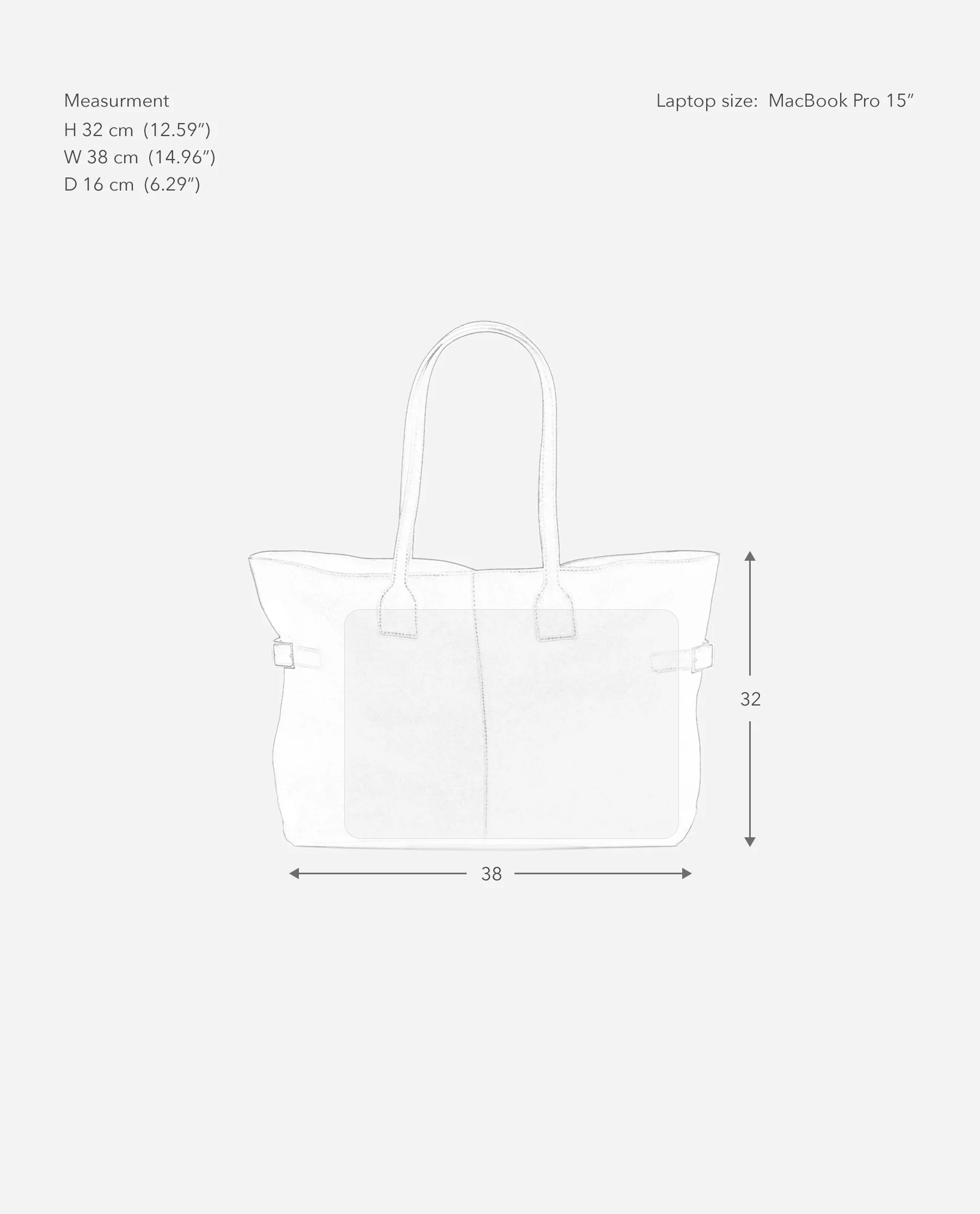 Lesley Tote Bag Grained Leather Black - Image 6