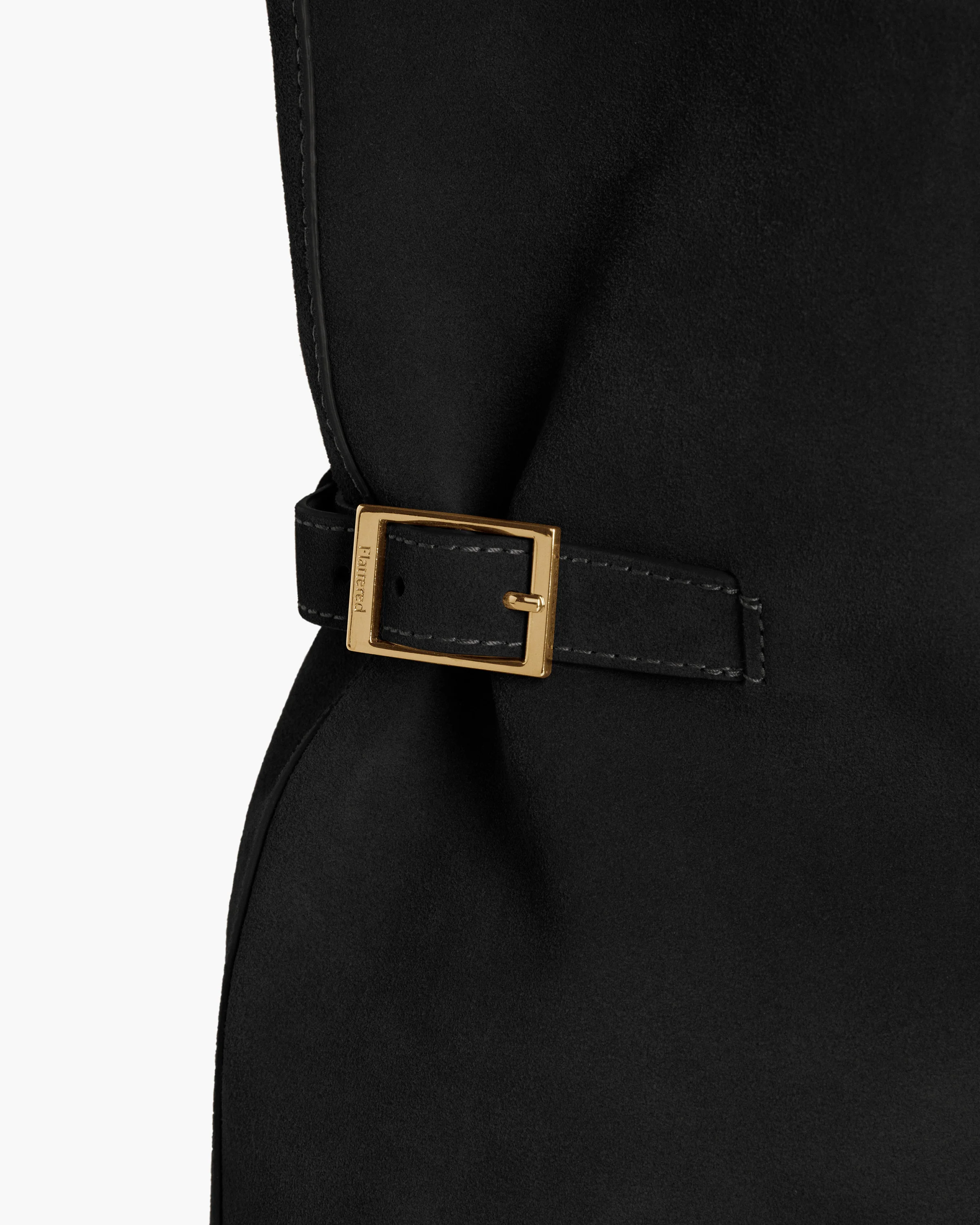 Lesley Tote Bag Suede Black - Image 6
