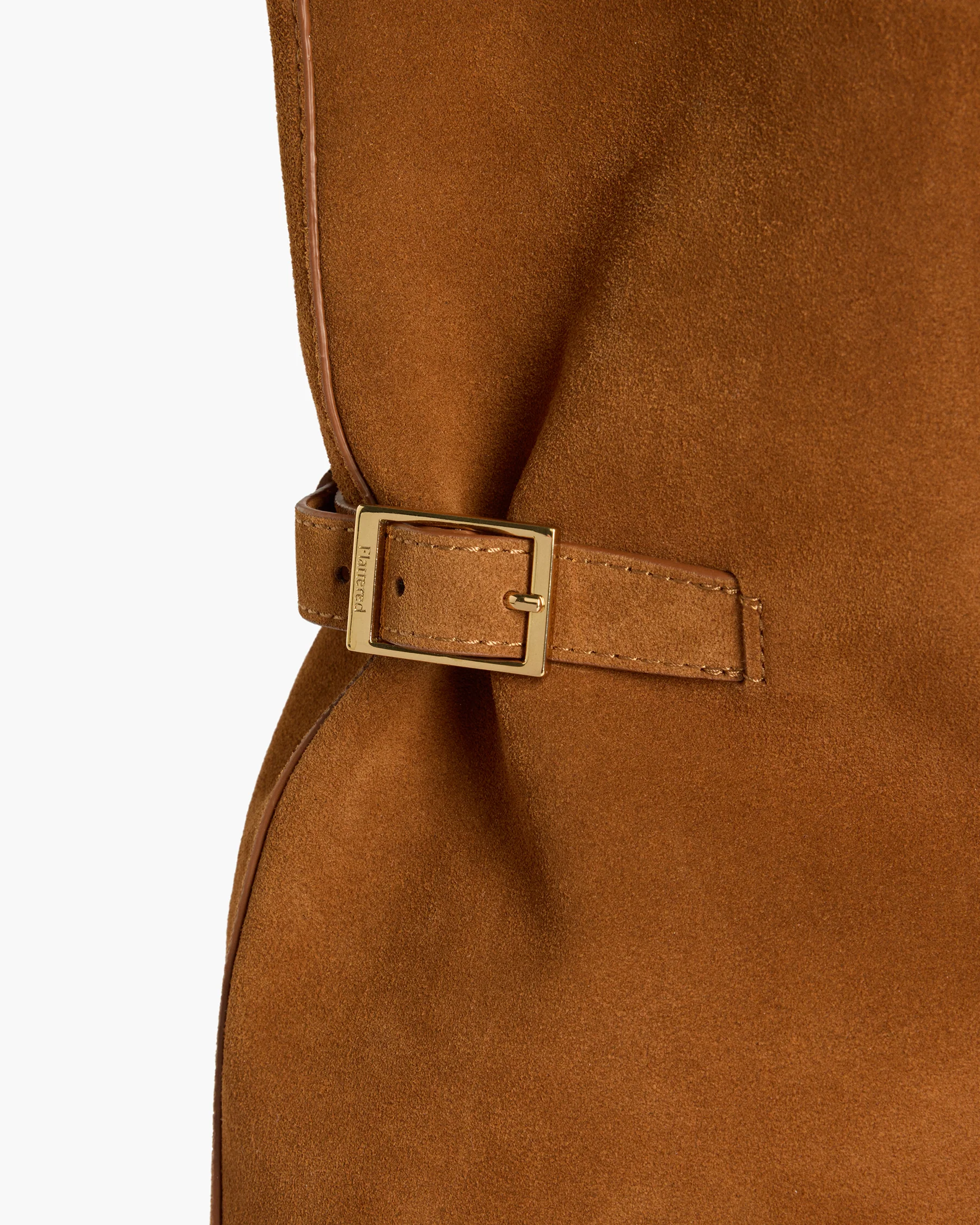 Lesley Tote Bag Suede Bourbon - Image 6