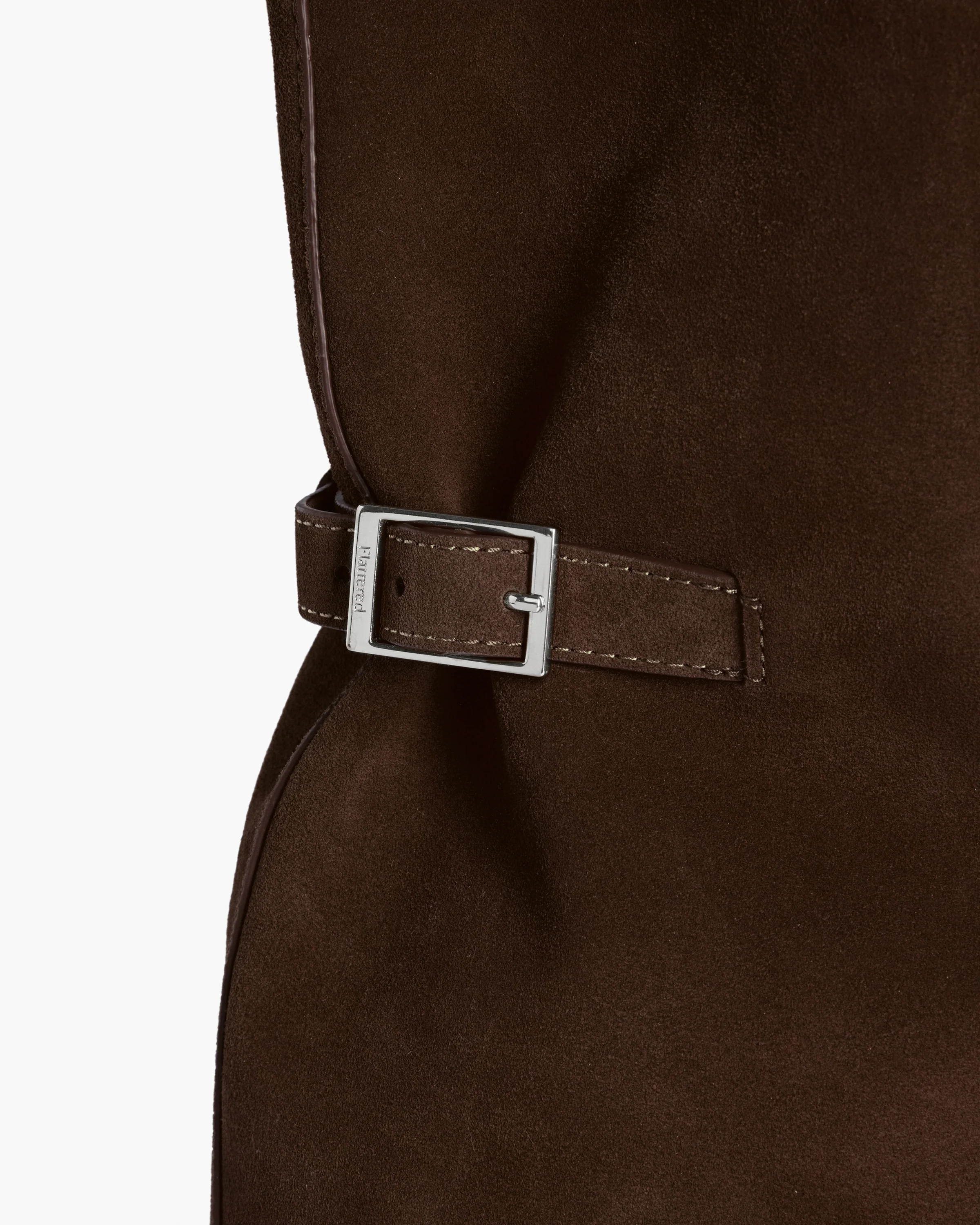 Lesley Tote Bag Suede Chocolate - Image 6