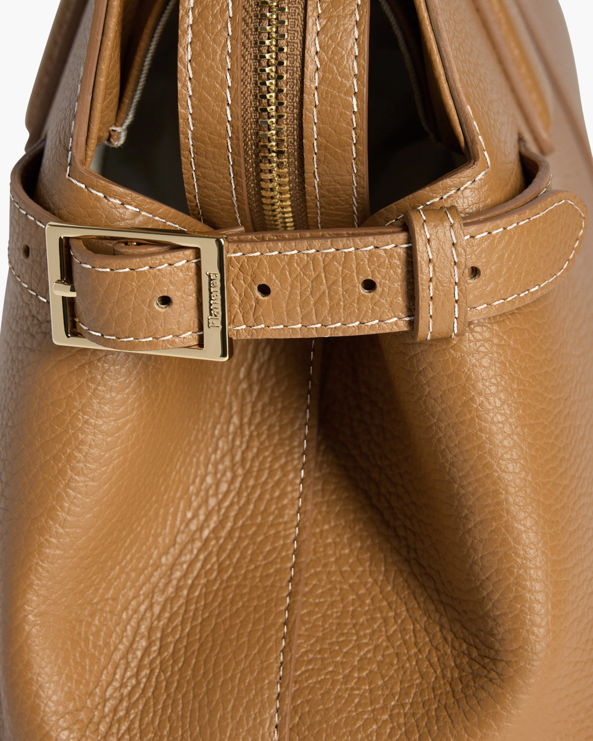 Lisa Bowler Bag Grained Leather Cognac - Image 4
