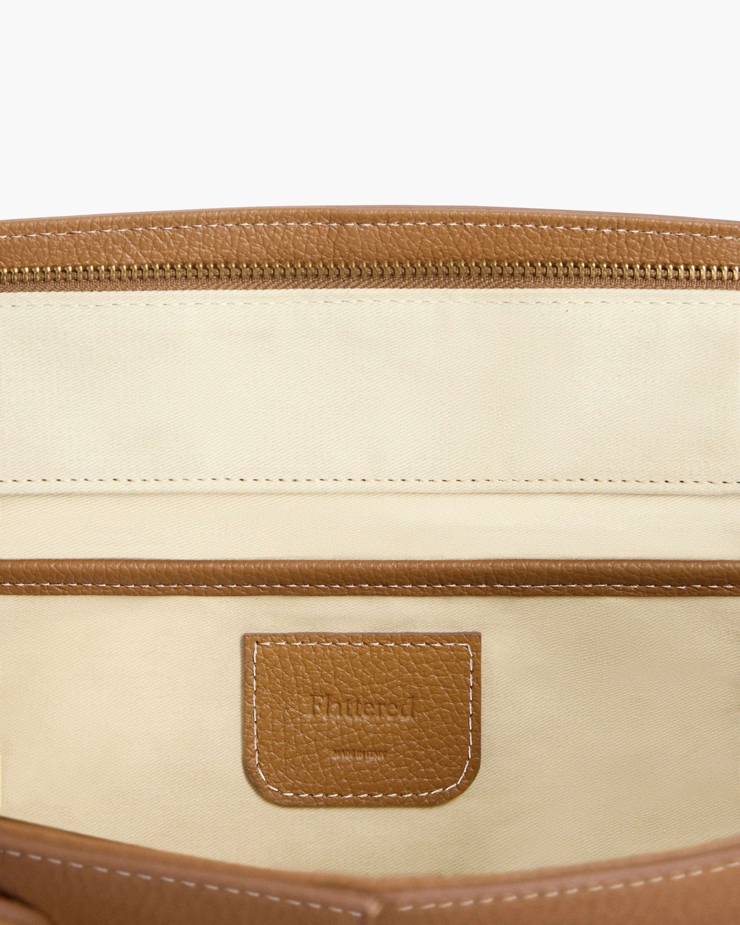 Lisa Bowler Bag Grained Leather Cognac - Image 5