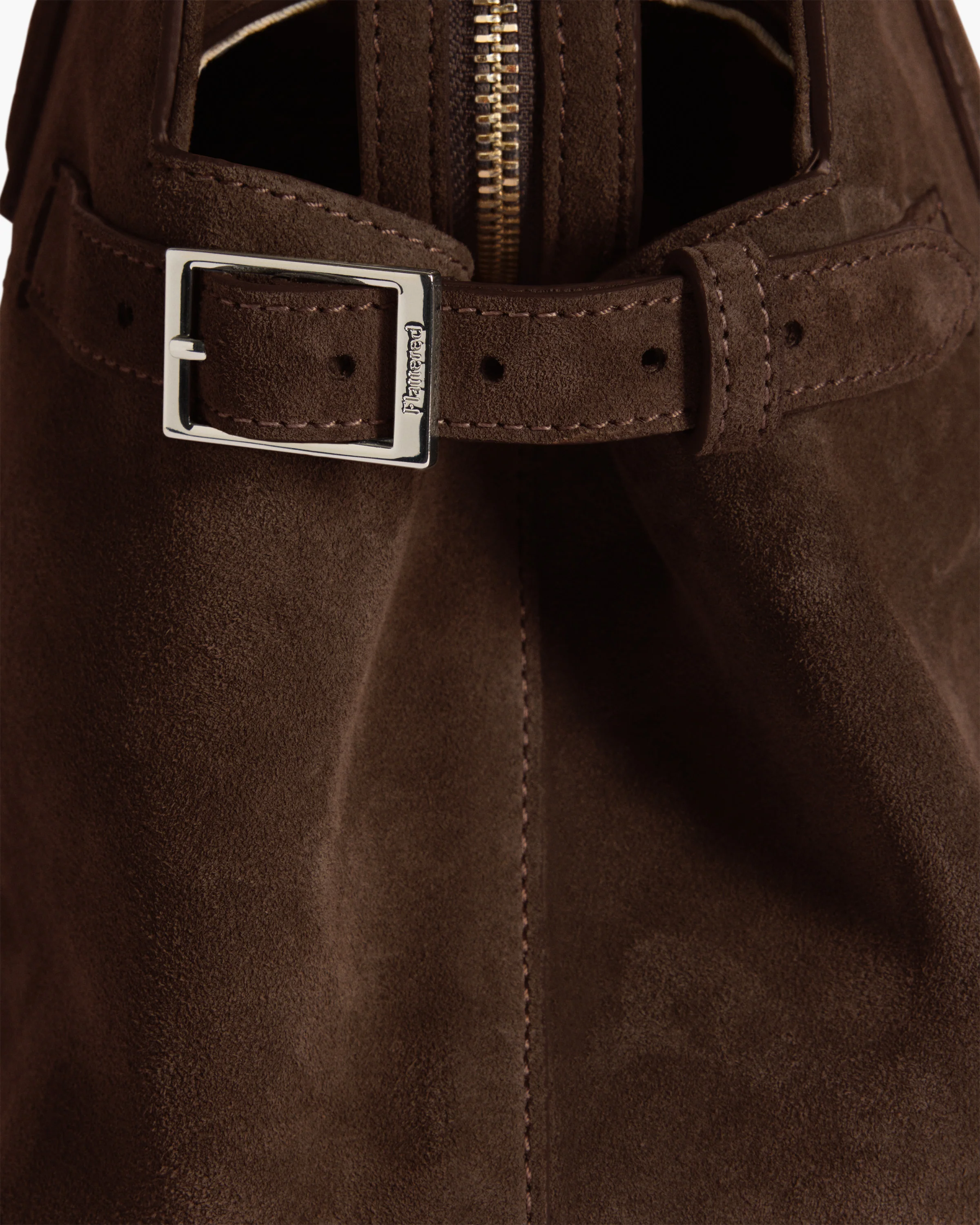 Lisa Bowler Bag Suede Chocolate - Image 4