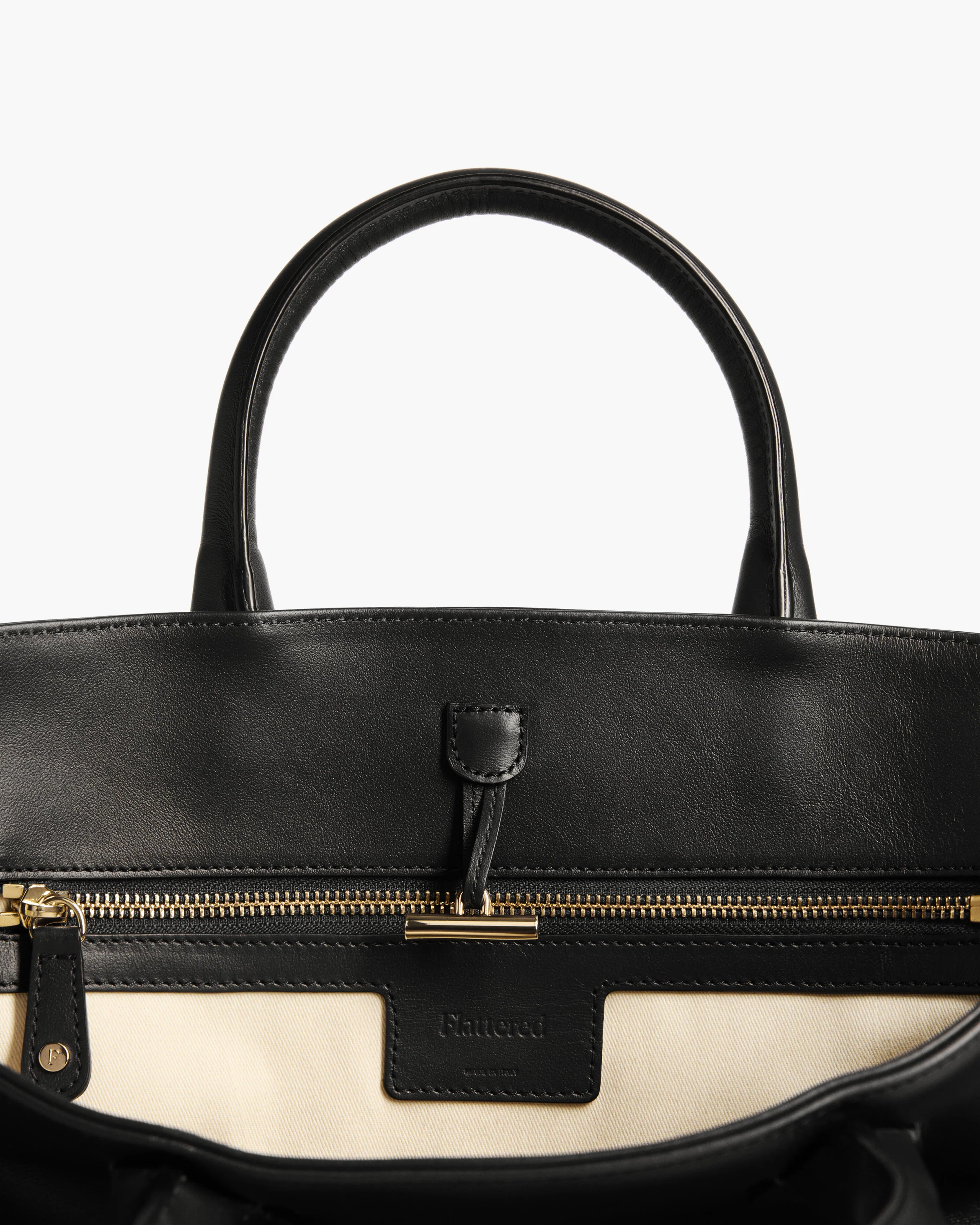 Lola Tote Leather Black - Image 5