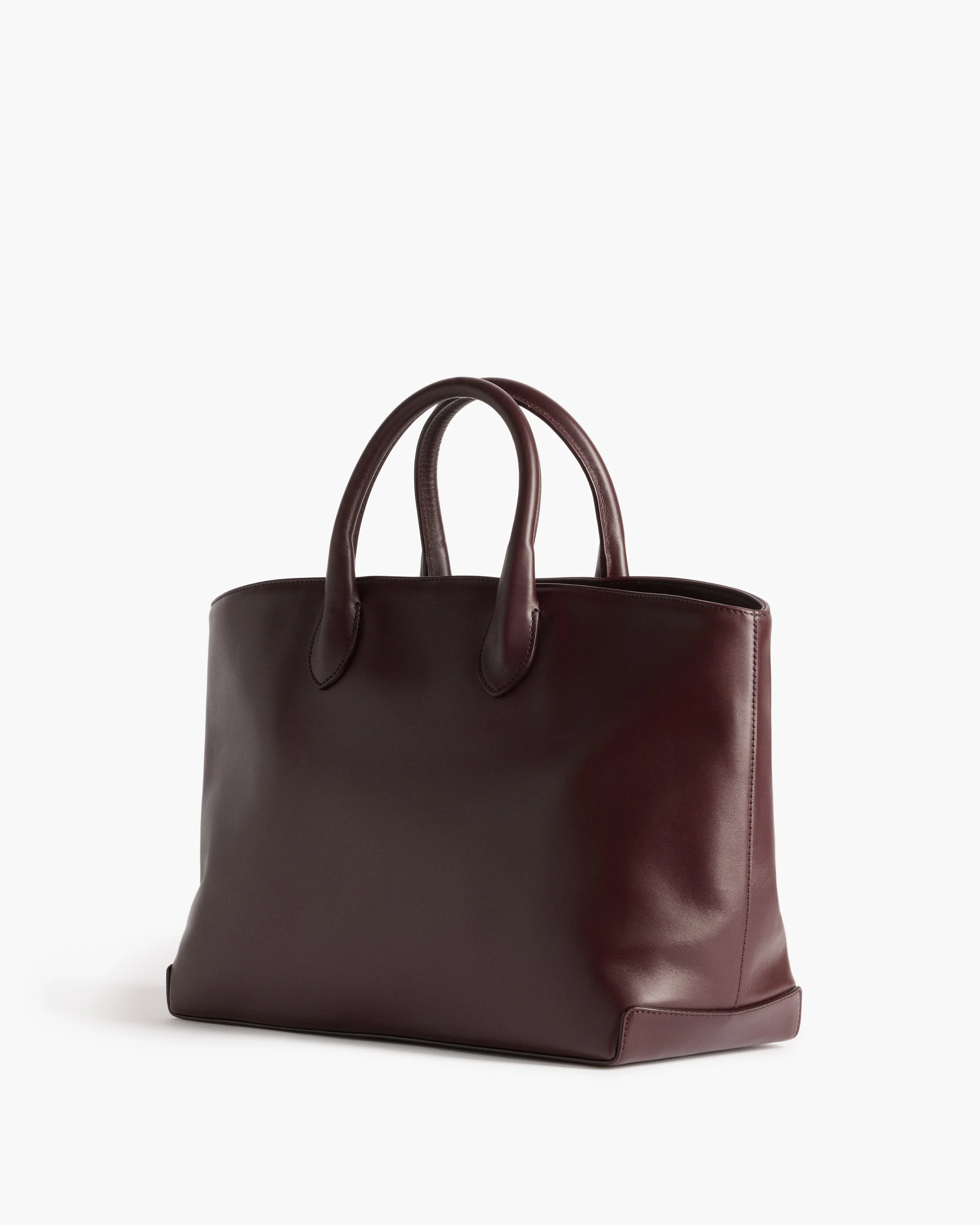Lola Tote Leather Burgundy - Image 4