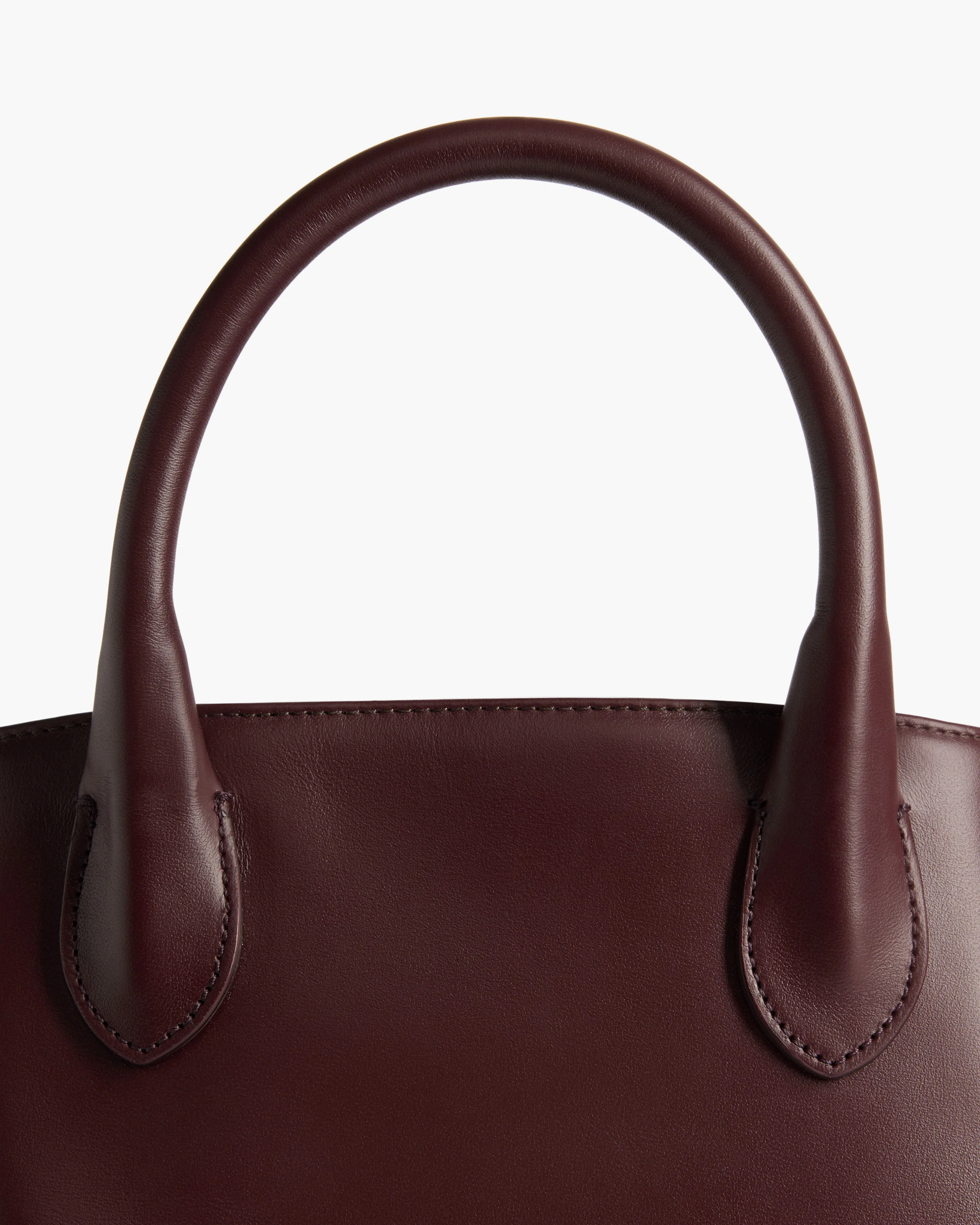 Lola Tote Leather Burgundy - Image 5