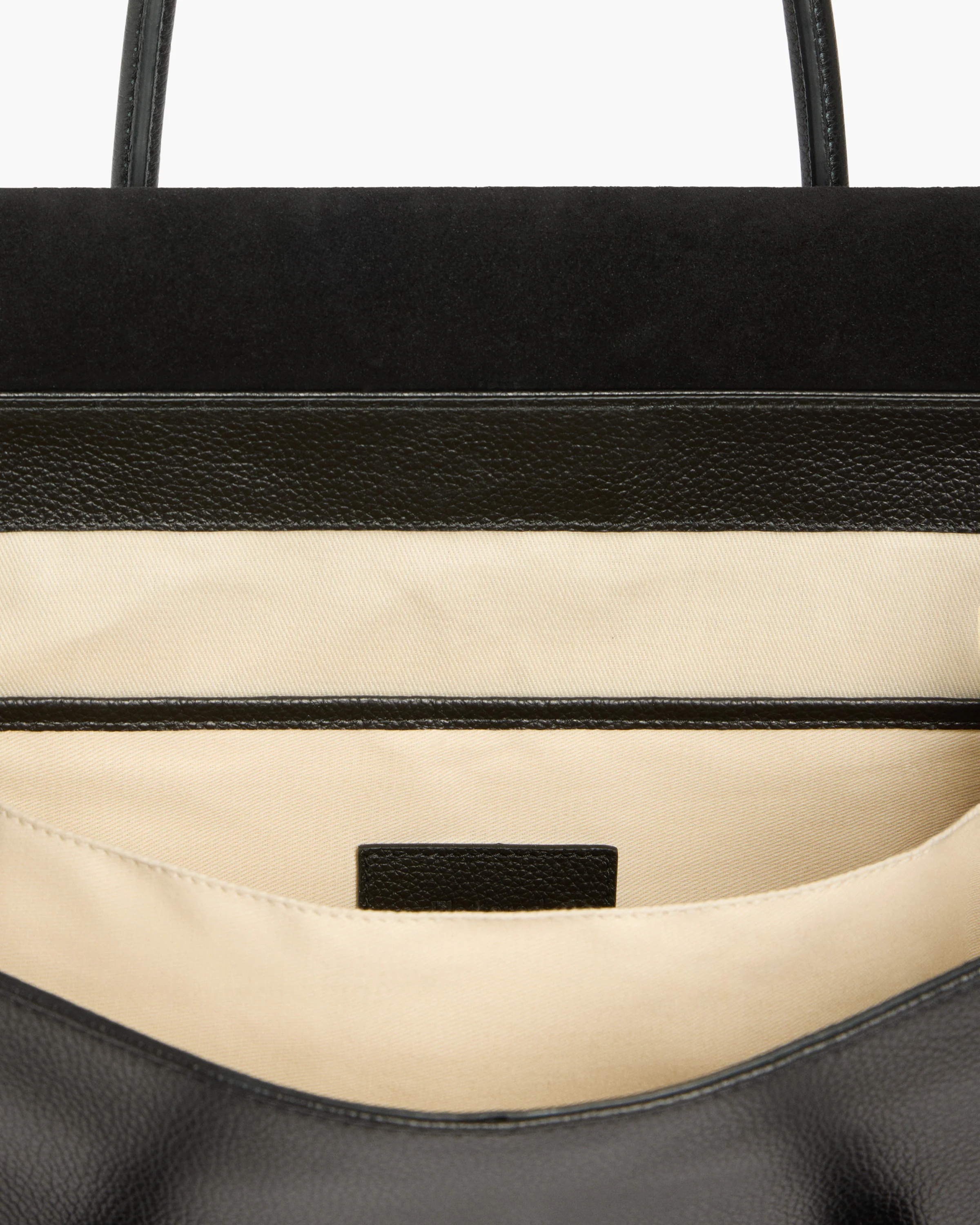 Lydia Tote Bag Grained Leather Black - Image 5