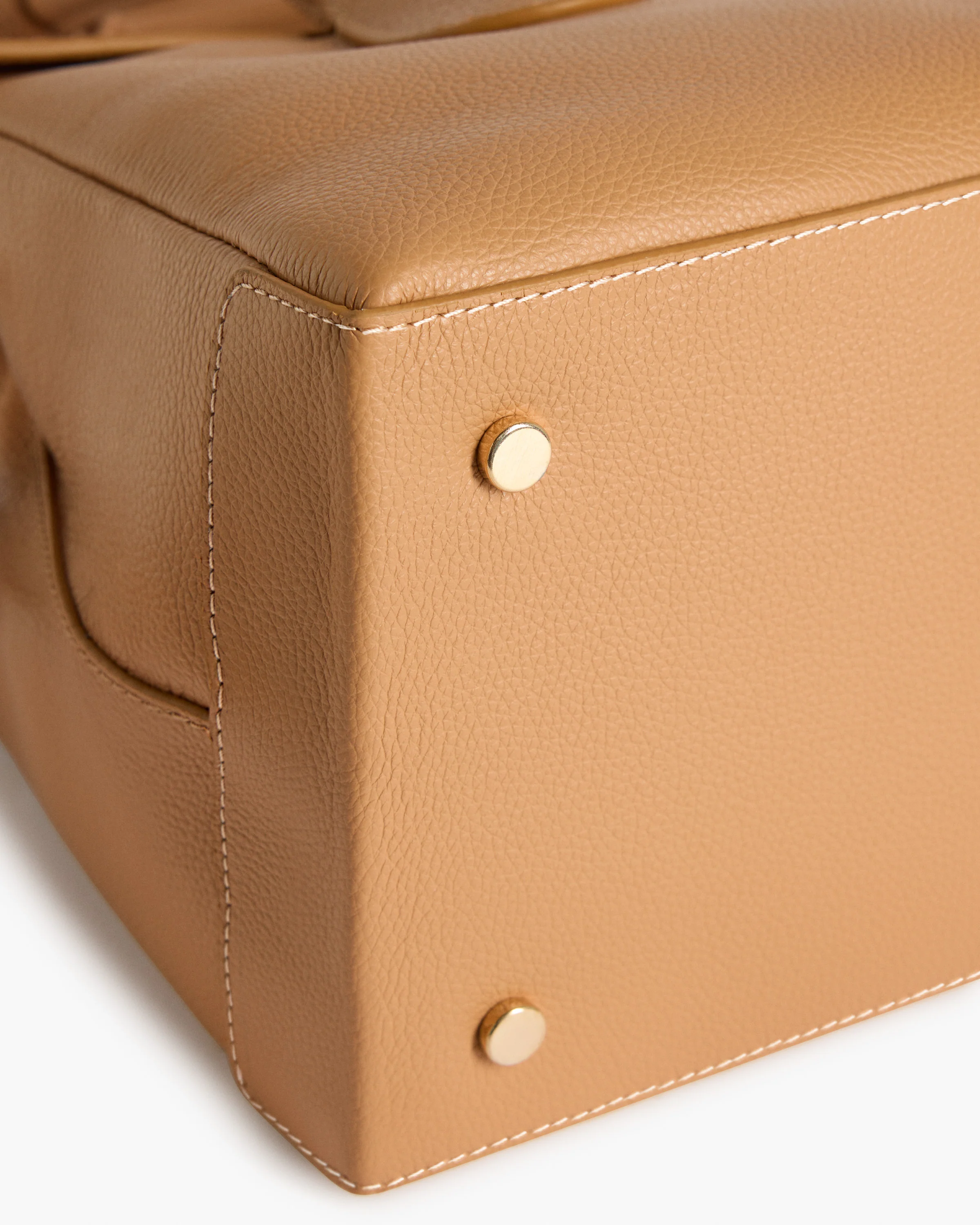 Lydia Tote Bag Grained Leather Cognac - Image 6