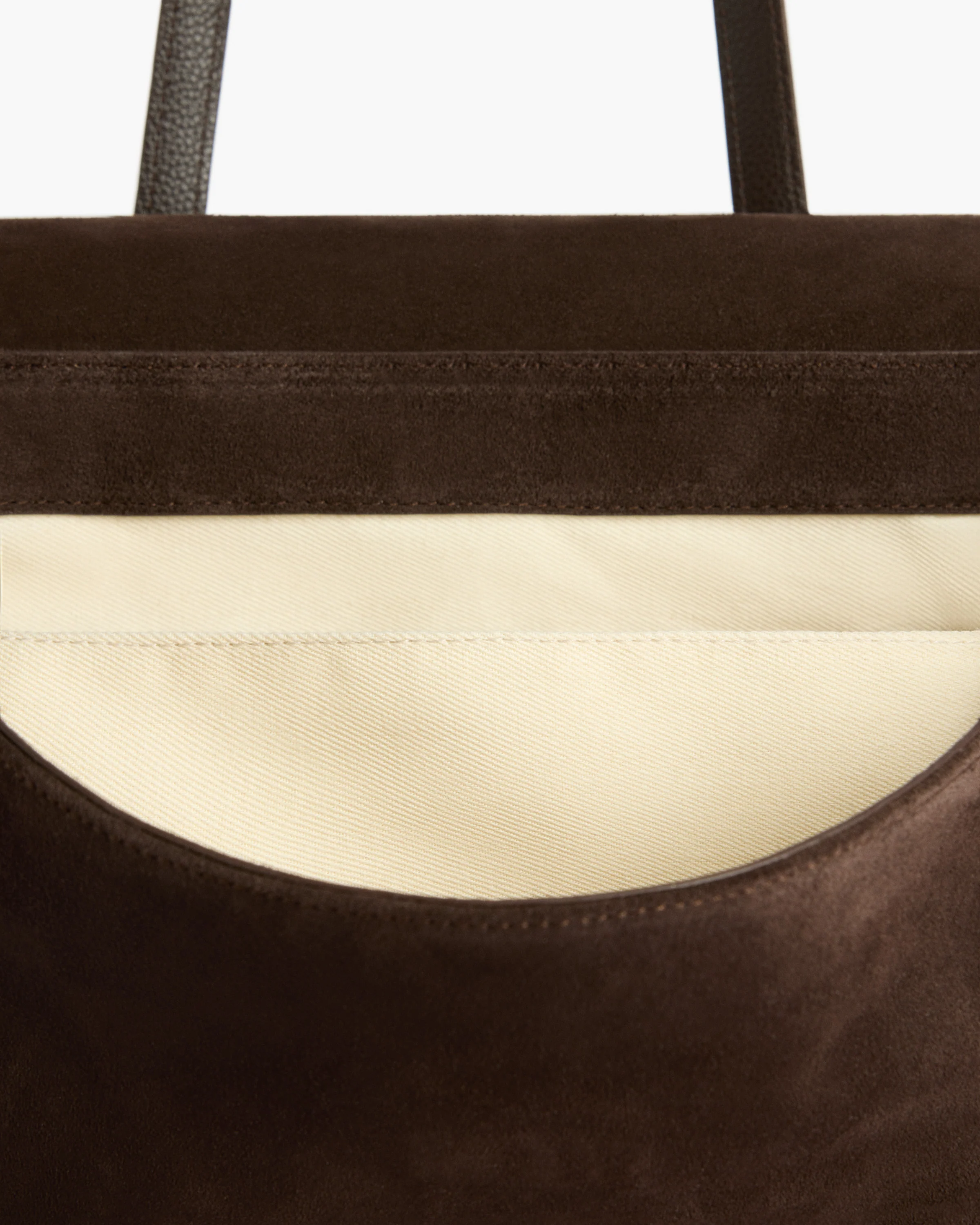 Lydia Tote Bag Suede Chocolate - Image 4