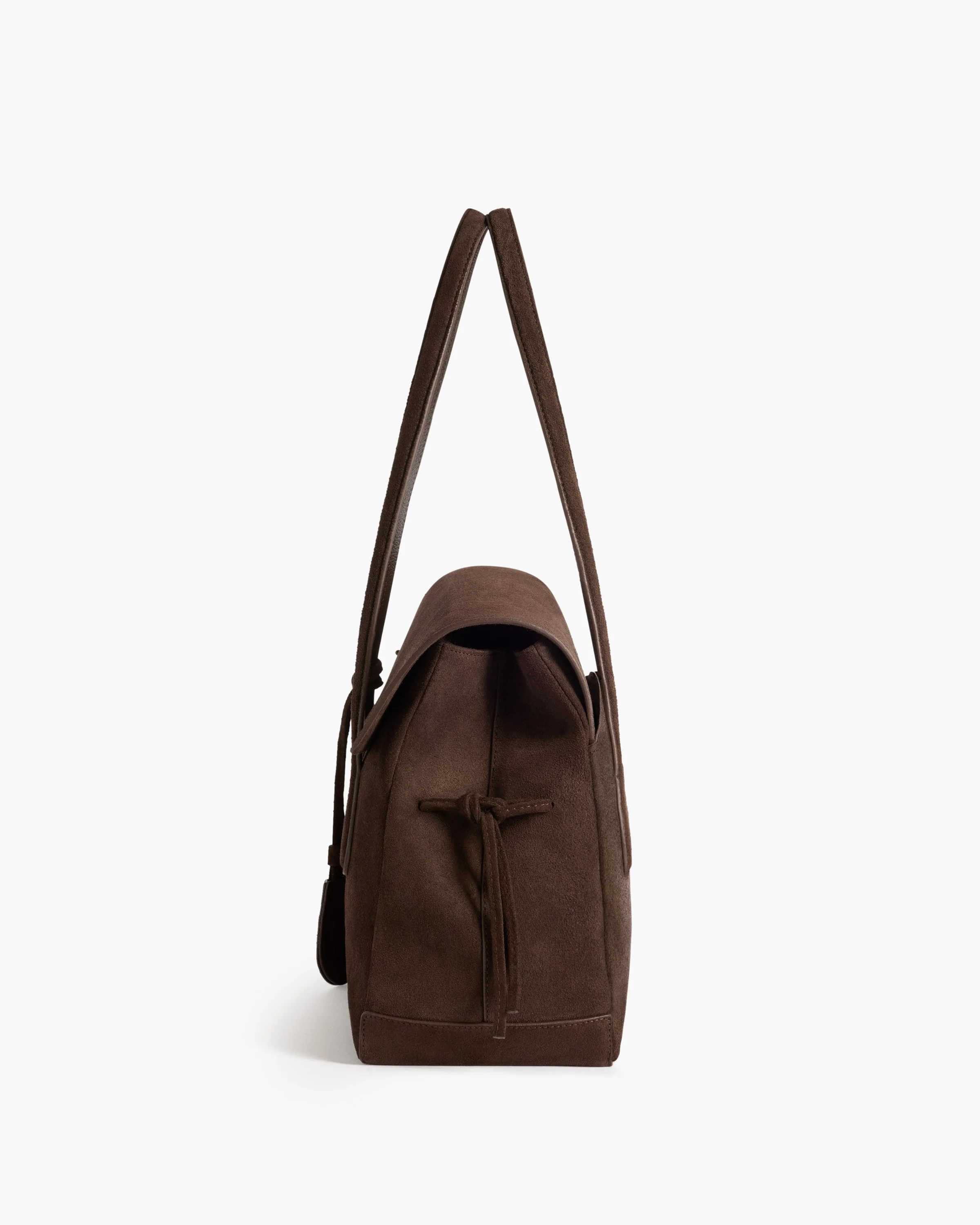 Lydia Tote Bag Suede Chocolate - Image 6