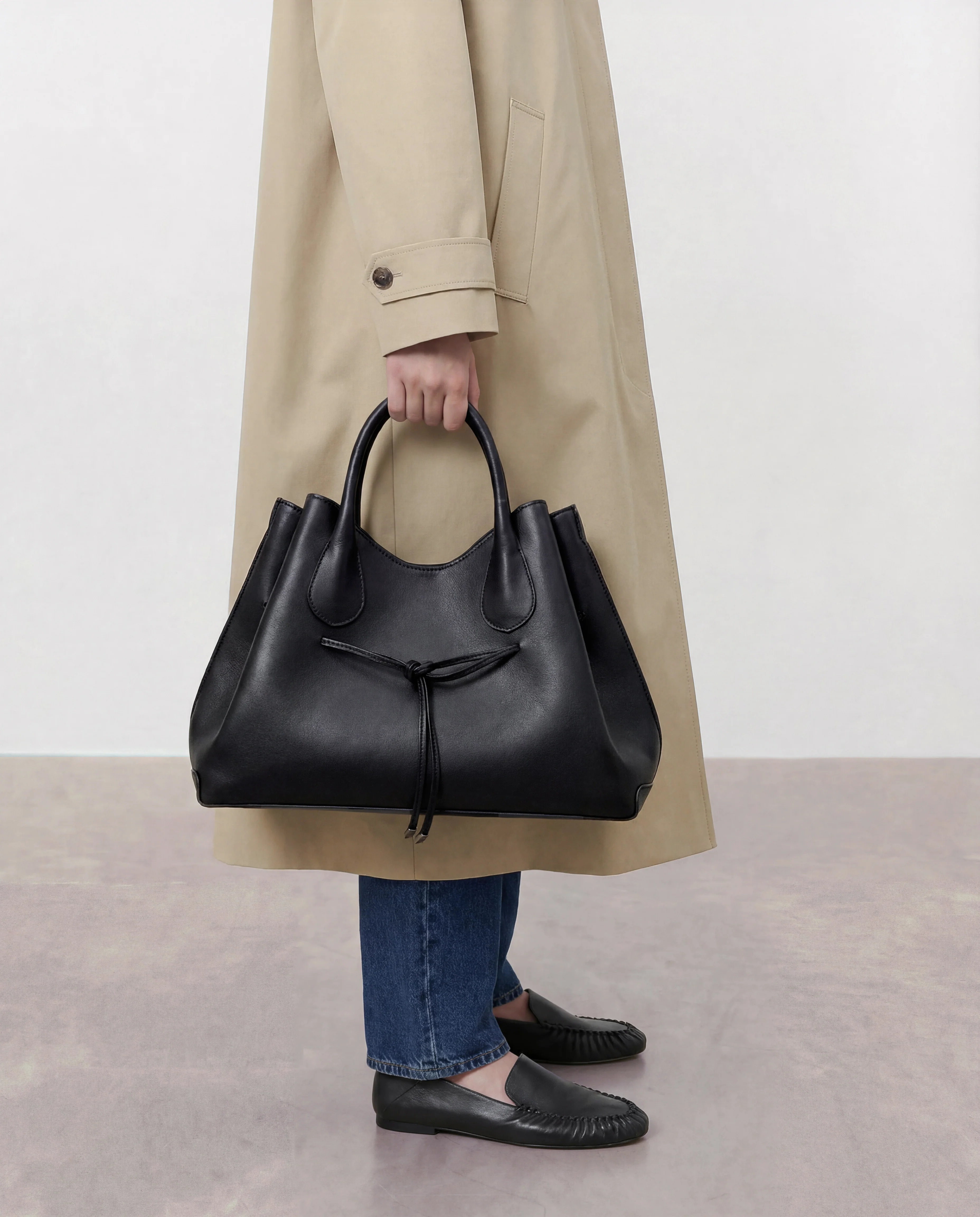 Maris Tote Bag Leather Black - Image 2