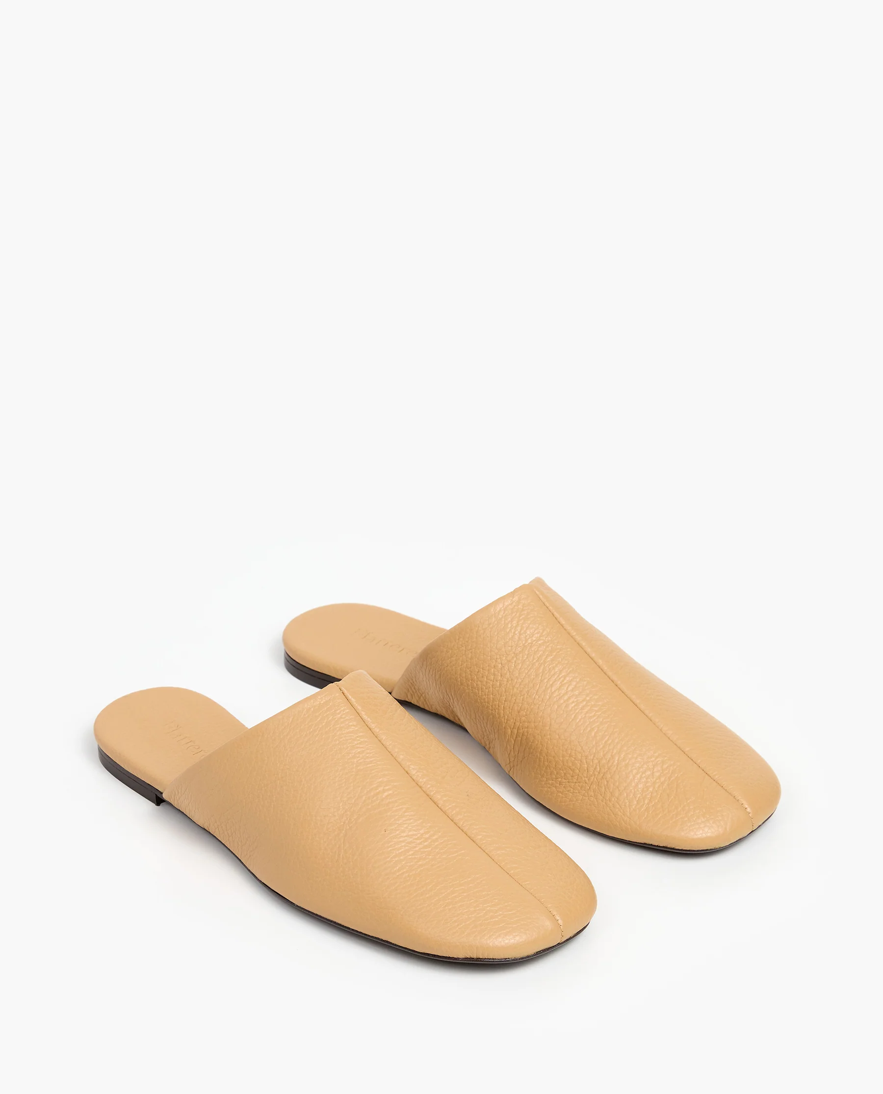 Maurine Grained Leather Biscotti - Image 4