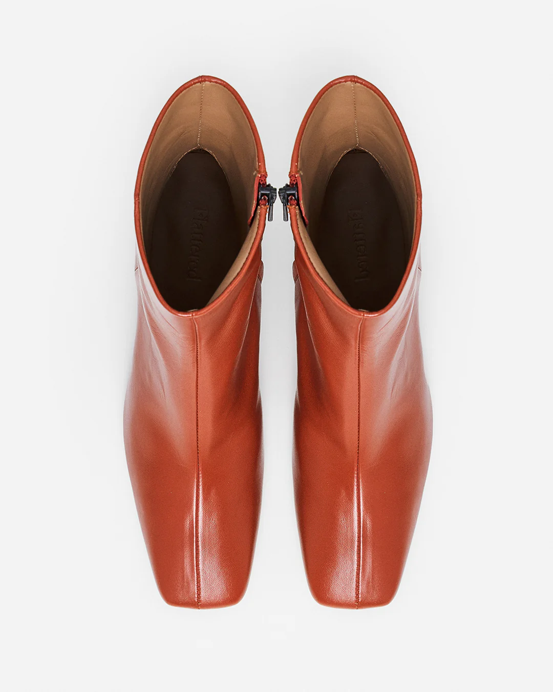 Moa Leather Brick Red - Image 4