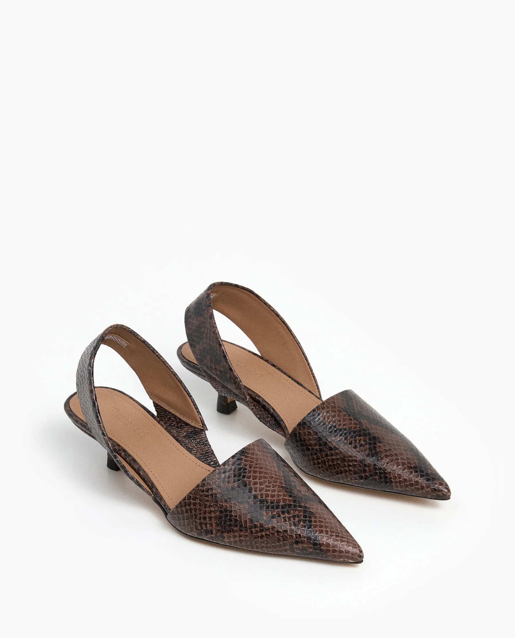 Ninni Leather Chocolate Snake - Image 4