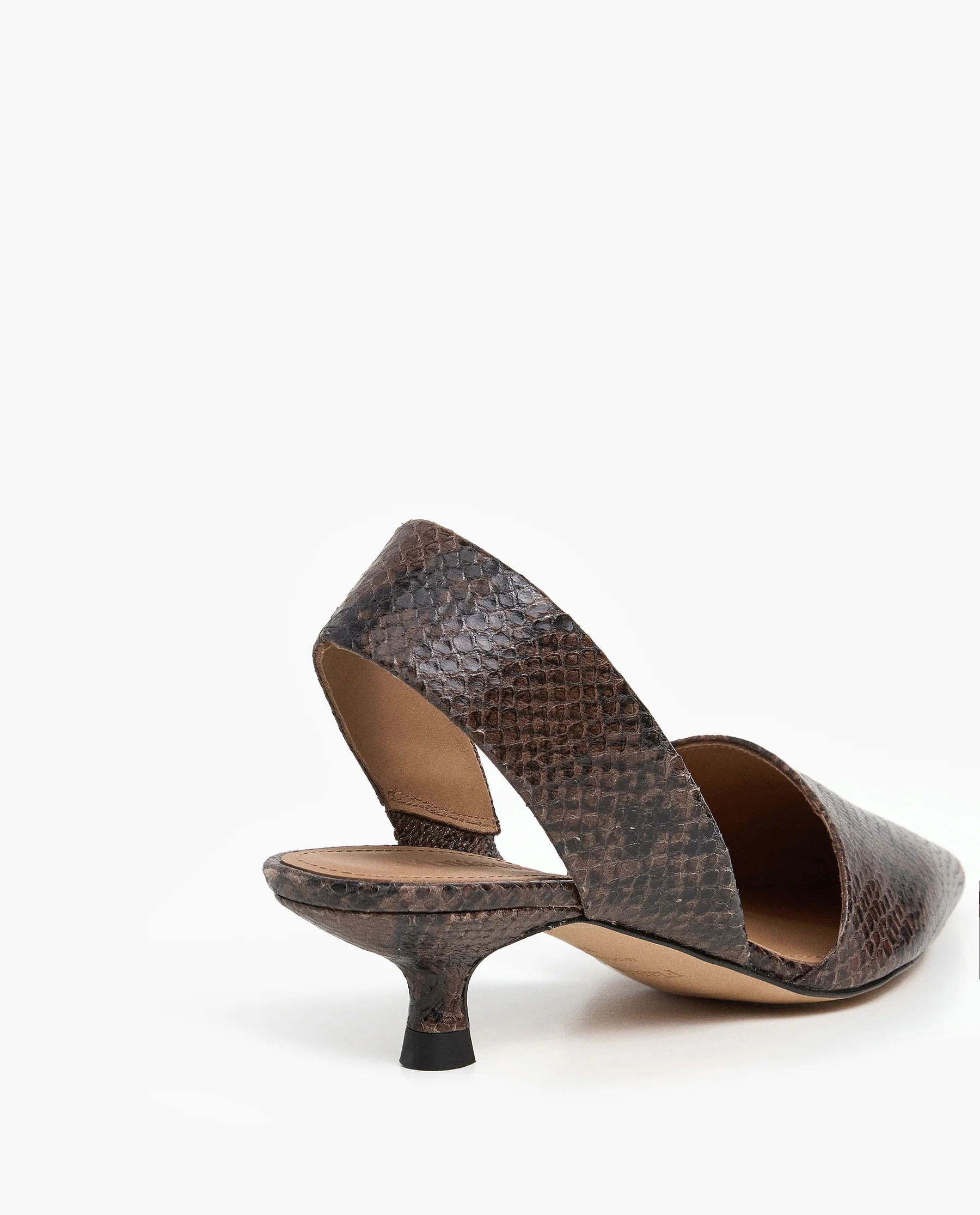 Ninni Leather Chocolate Snake - Image 5