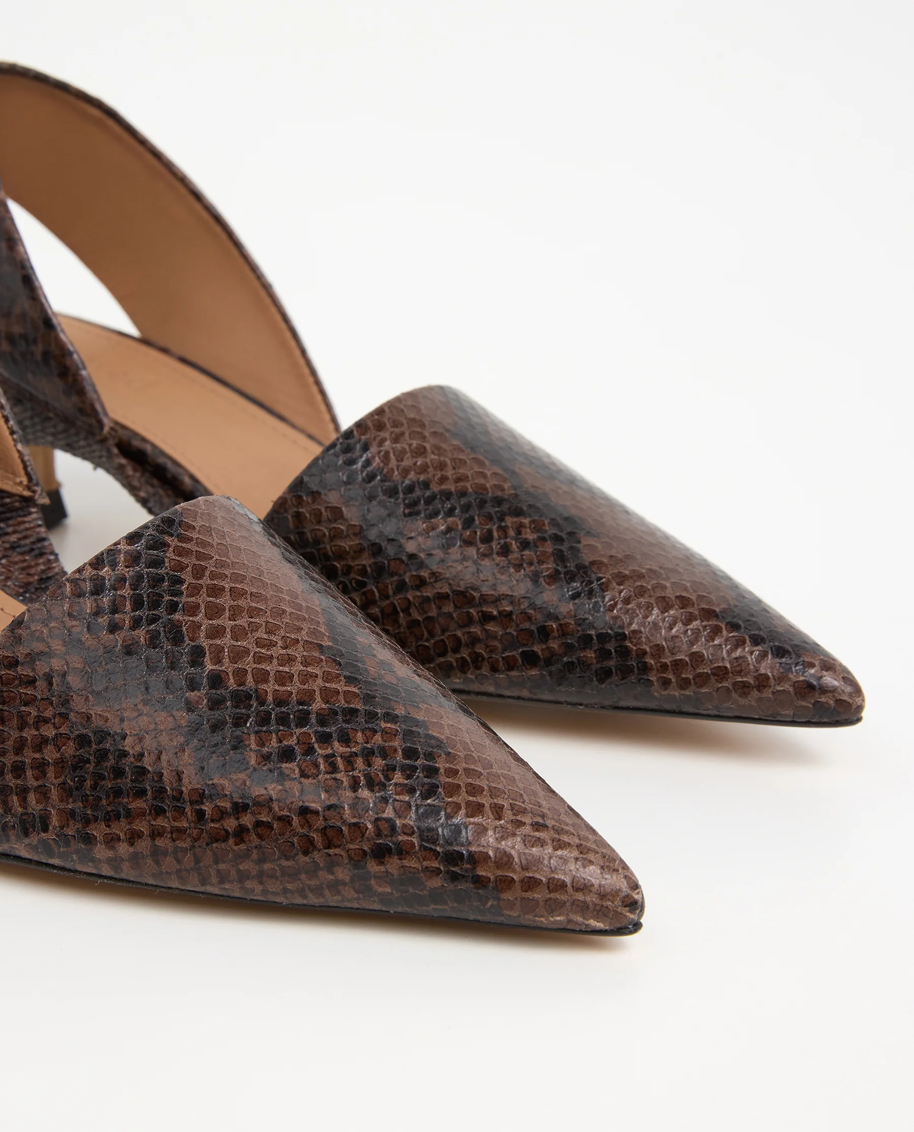 Ninni Leather Chocolate Snake - Image 6