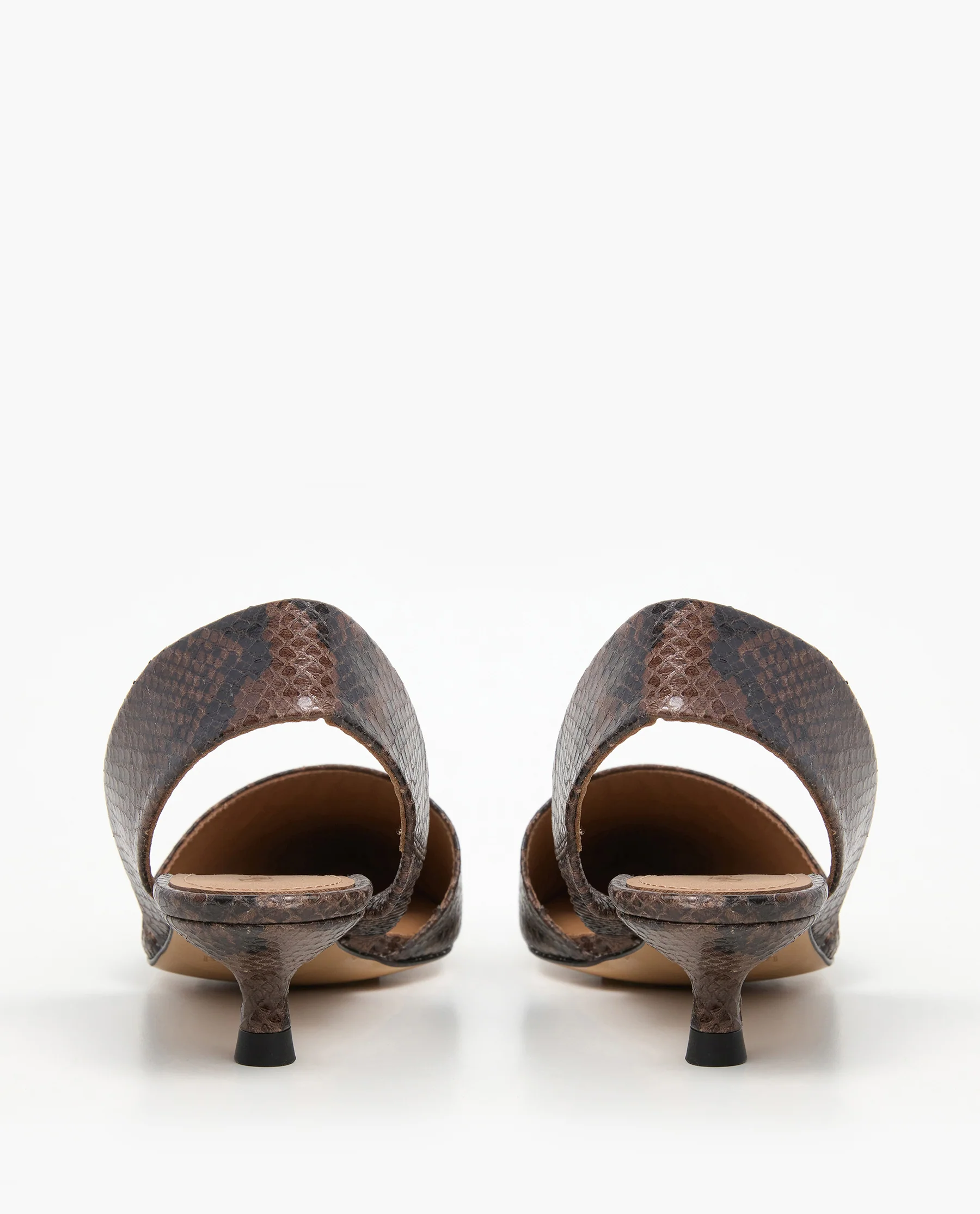 Ninni Leather Chocolate Snake - Image 8