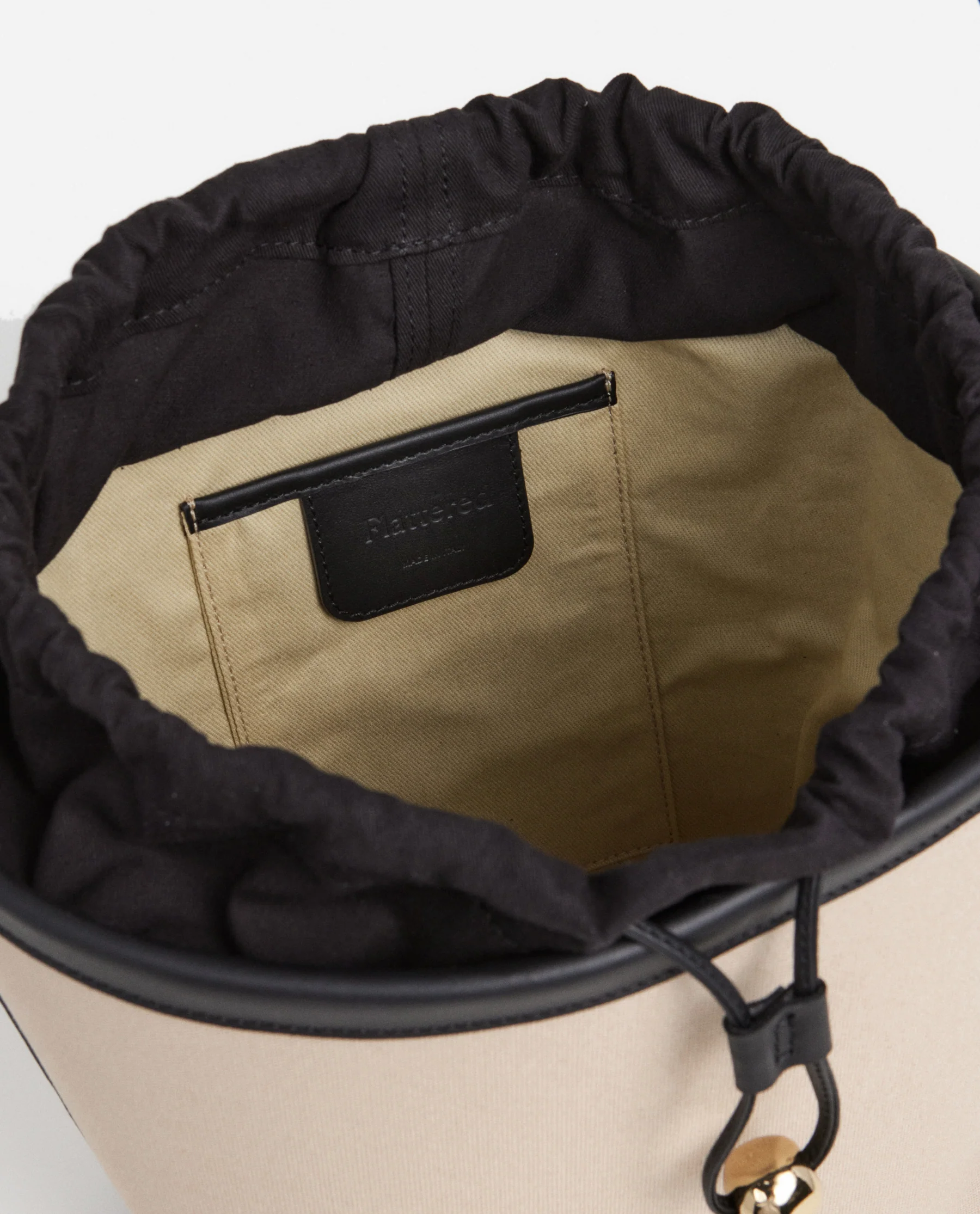 Ophelia Bucket Bag Linnen Natural - Image 9
