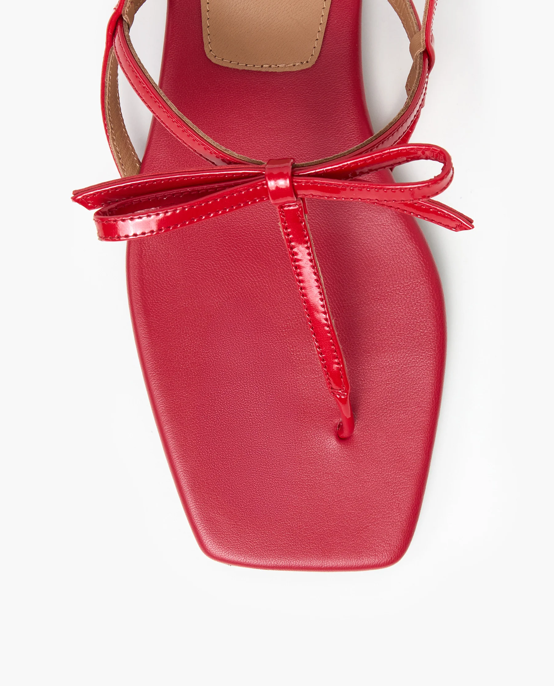 Sina Leather Patent Cherry - Image 5